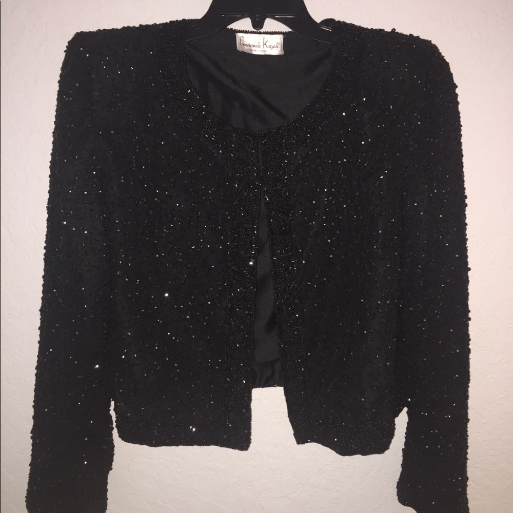 Laurence Kazar beaded evening jacket